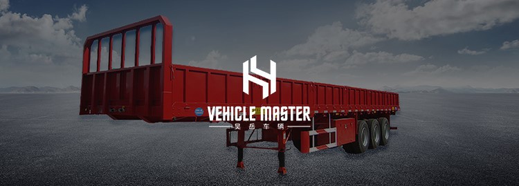 3 Axles Side Wall Semi Trailer